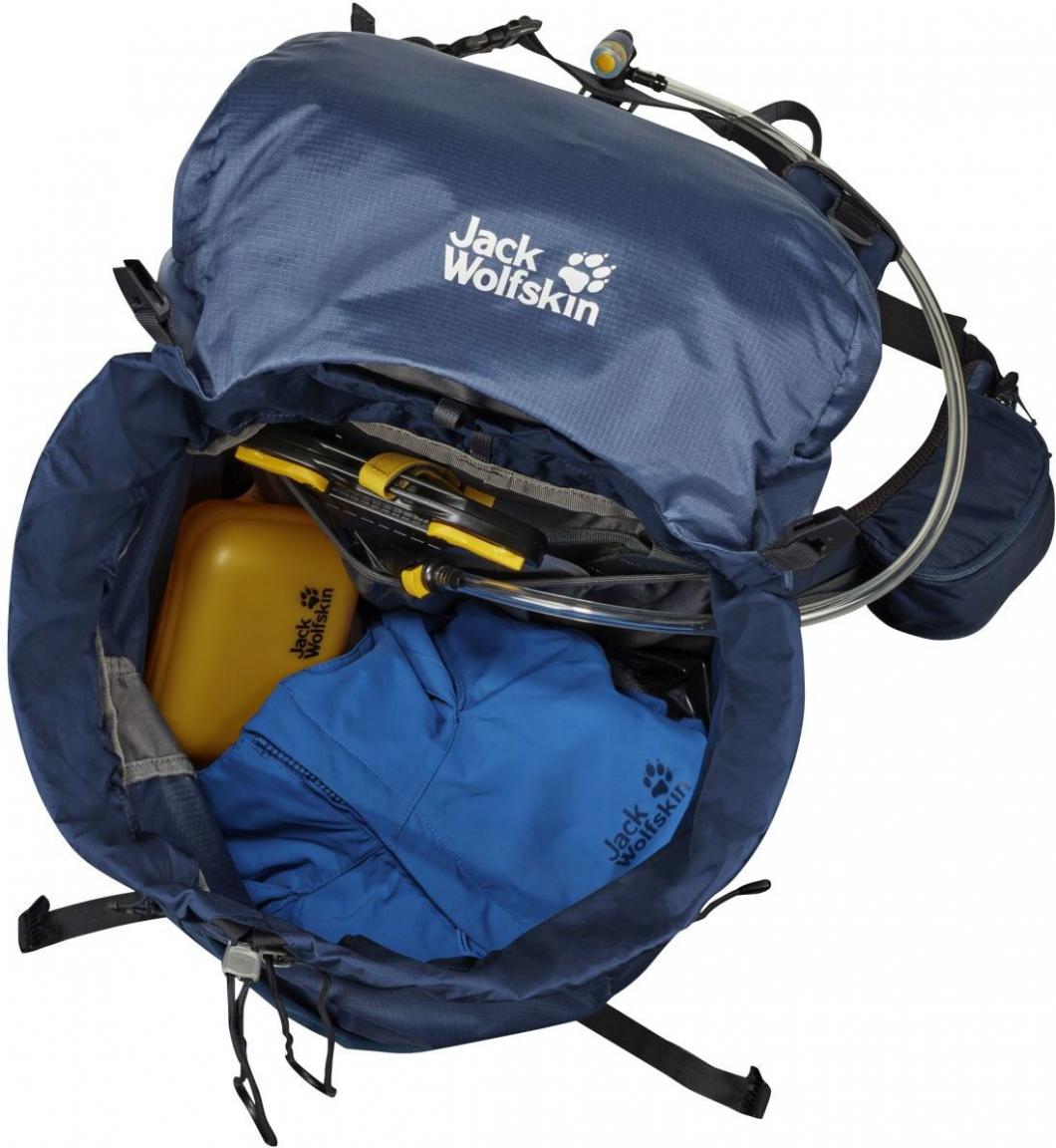 Reiserucksack Highland Trail Men 55+5 Jack Wolfskin dark sea Blau XTransition