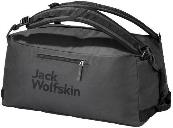 Reisetasche Rucksackfunktion Jack Wolfskin Traveltopia Duffle 45 Phantom