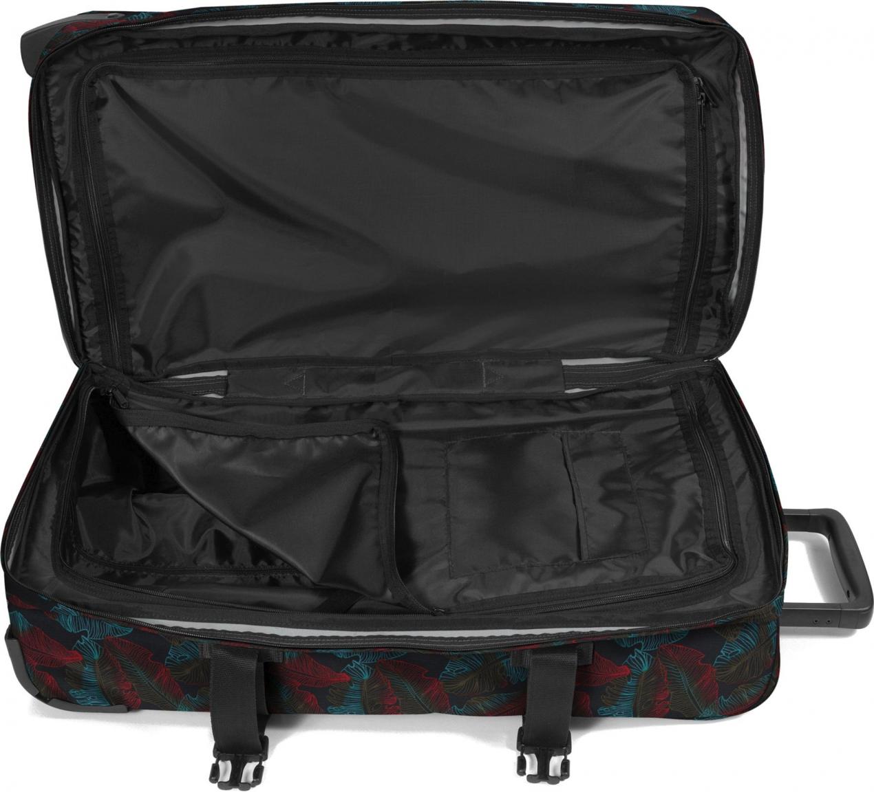 Reisetasche mit Rollen Eastpak Tranverz M Brize Grade Black Blätter