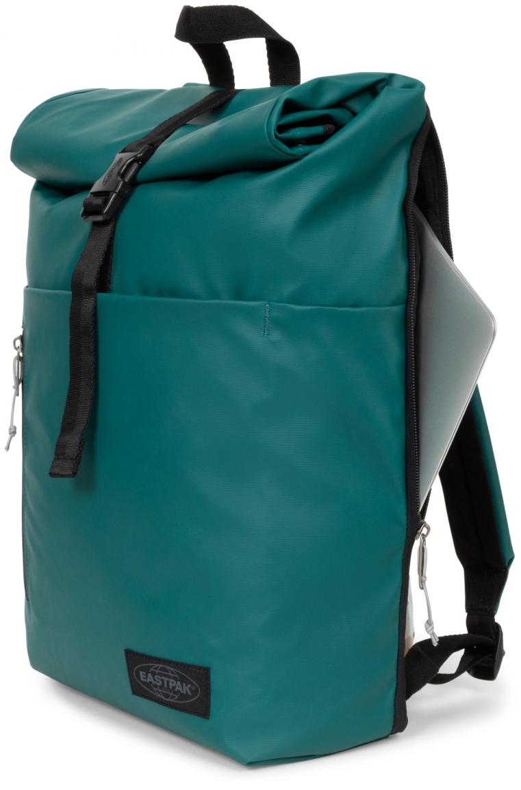 Roll Top Rucksack Eastpak Up Roll Tark Petrol Beschichtung