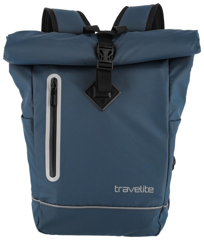 Roll-Up Rucksack Plane dunkelblau Travelite Basics Marine