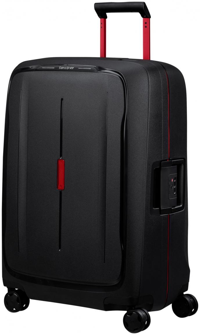 Rollenkoffer Samsonite Essens Spinner M 69cm Charcoal Red schwarz