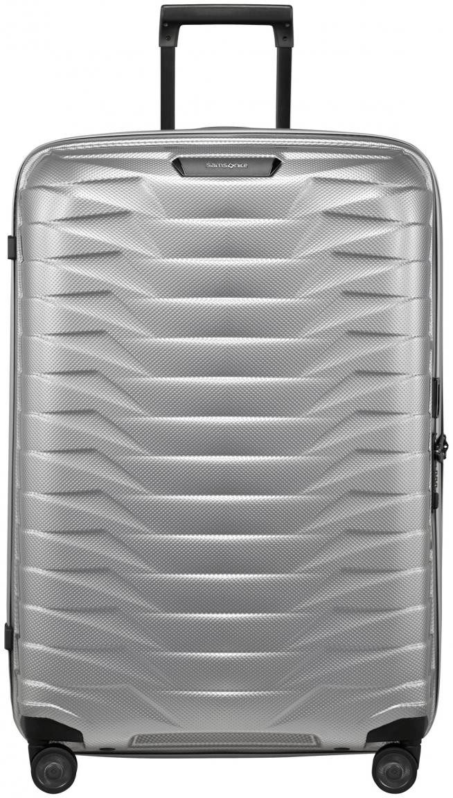 Rollenkoffer silber Samsonite Proxis M 69cm Leichtgewicht Hartschale