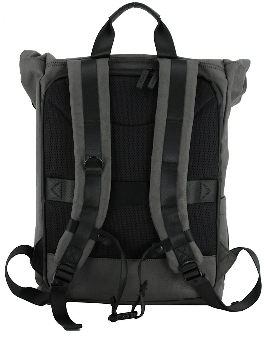 Rolltop Backpack grau Harbour 2nd City Lights Berlin Dolphin Grey