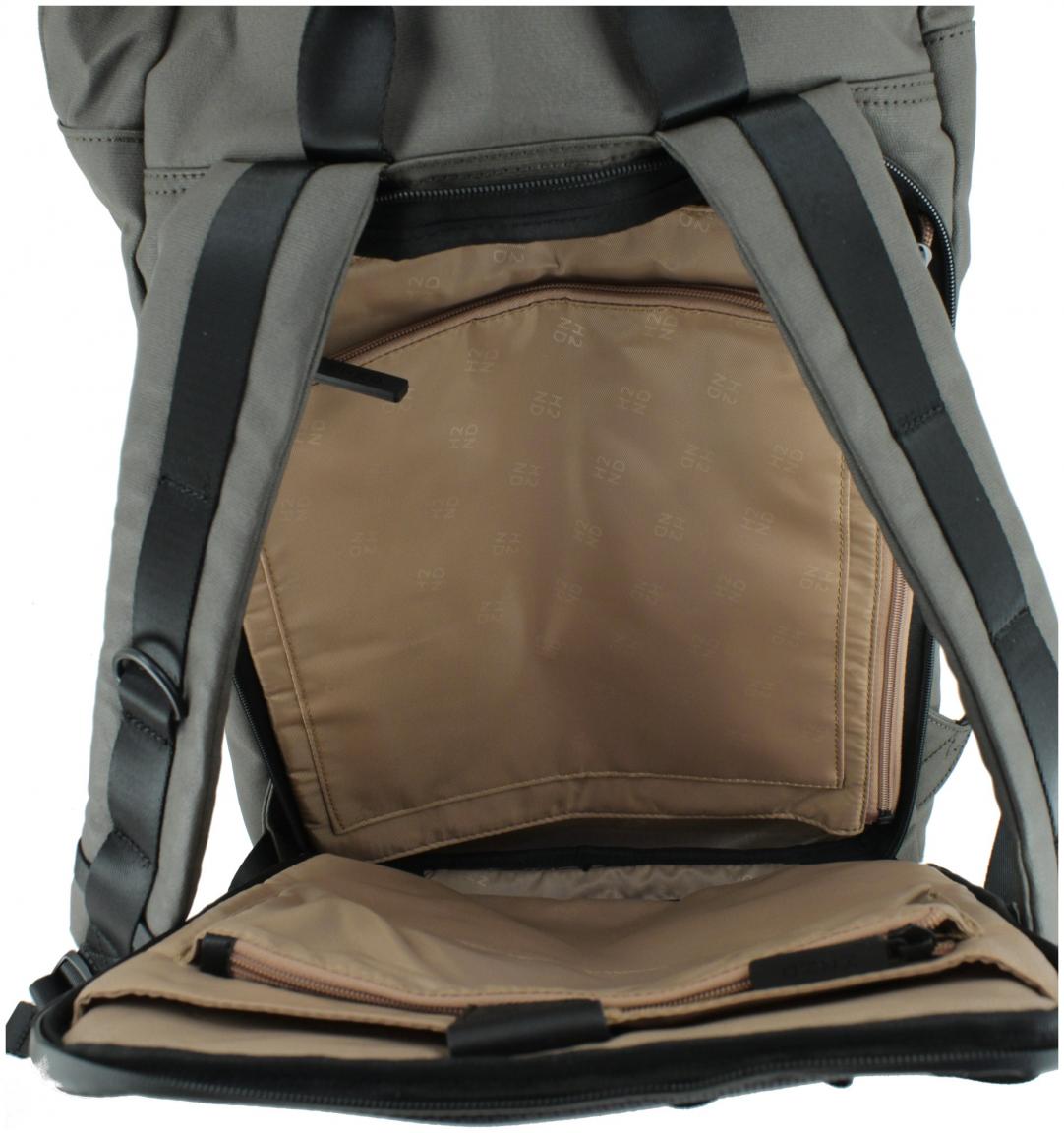 Rolltop Backpack grau Harbour 2nd City Lights Berlin Dolphin Grey