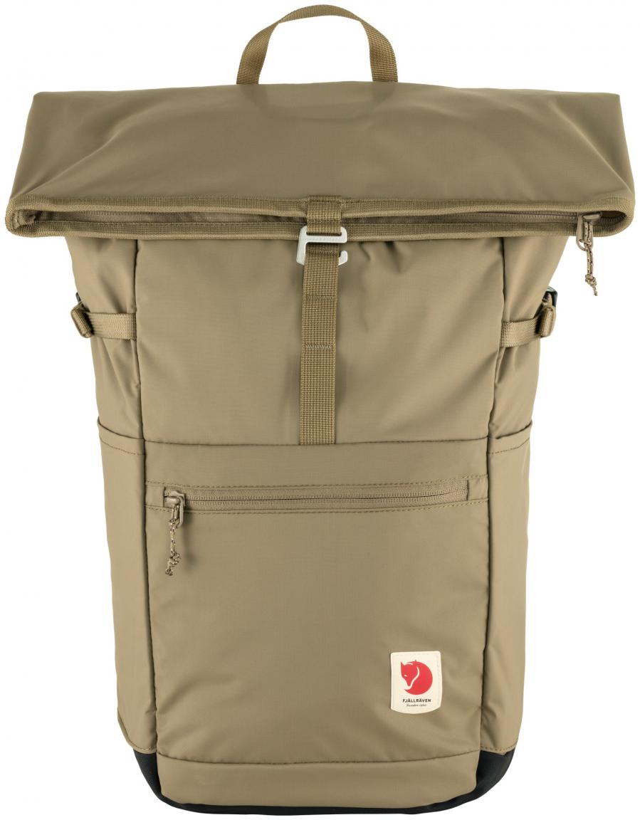 Rolltop Freizeitrucksack mit Laptopfach Fjällräven High Coast Foldsack Clay