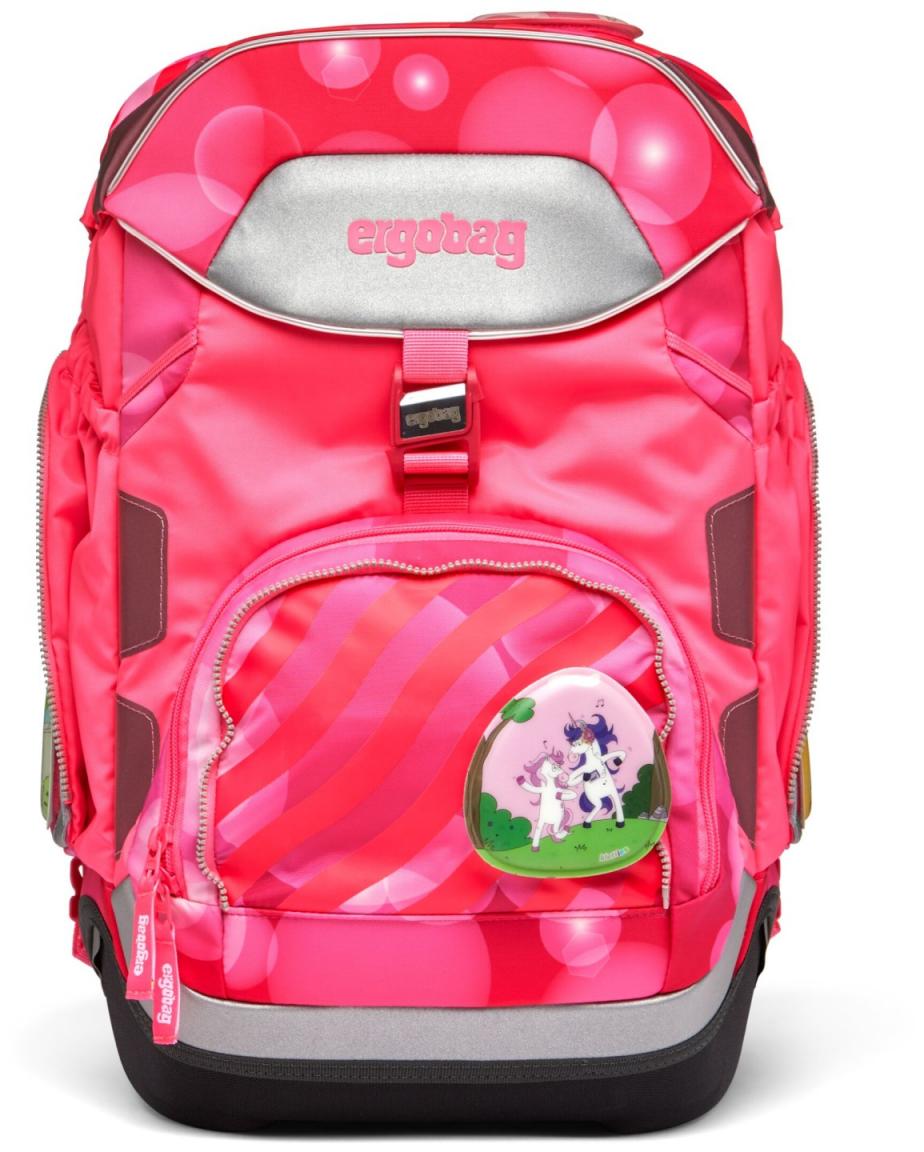 Rucksackset Grundschule pink Ergobag Pack KuntBärbuntes Einhorn