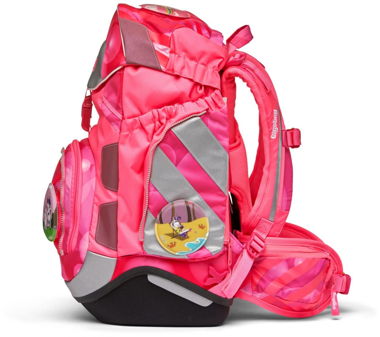 Rucksackset Grundschule pink Ergobag Pack KuntBärbuntes Einhorn