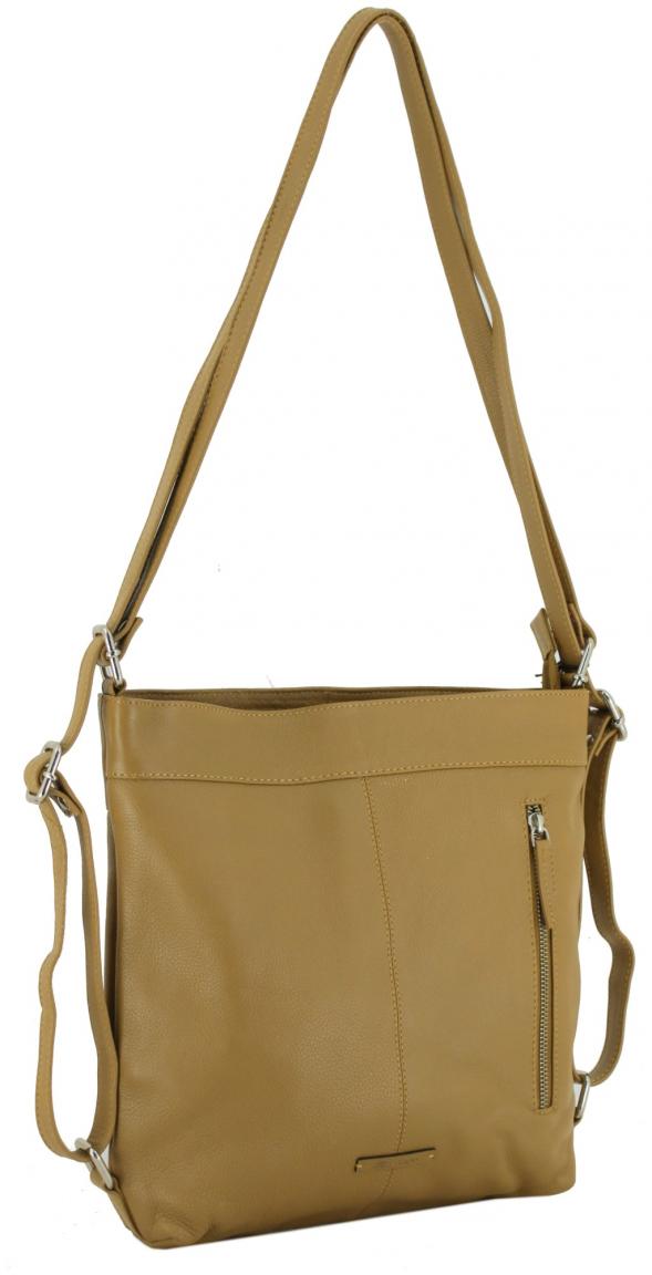 Rucksacktasche 365 d.a.y.s Daisy Curry camelbraun wandelbar