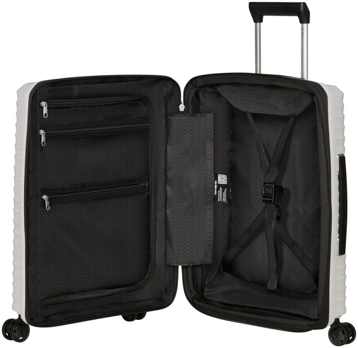 Samsonite Trolley Handgepäck Upscape Spinner S 55cm Cloud White