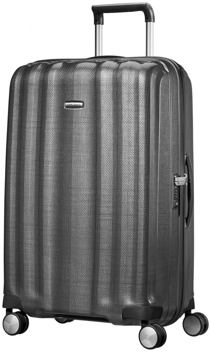 Samsonite Urlaubstrolley Spinner L 76cm dunkelgrau Lite Cube