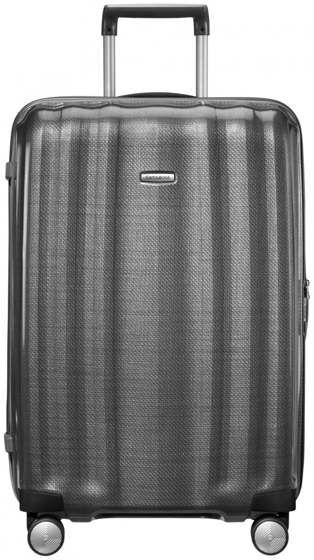 Samsonite Urlaubstrolley Spinner L 76cm dunkelgrau Lite Cube