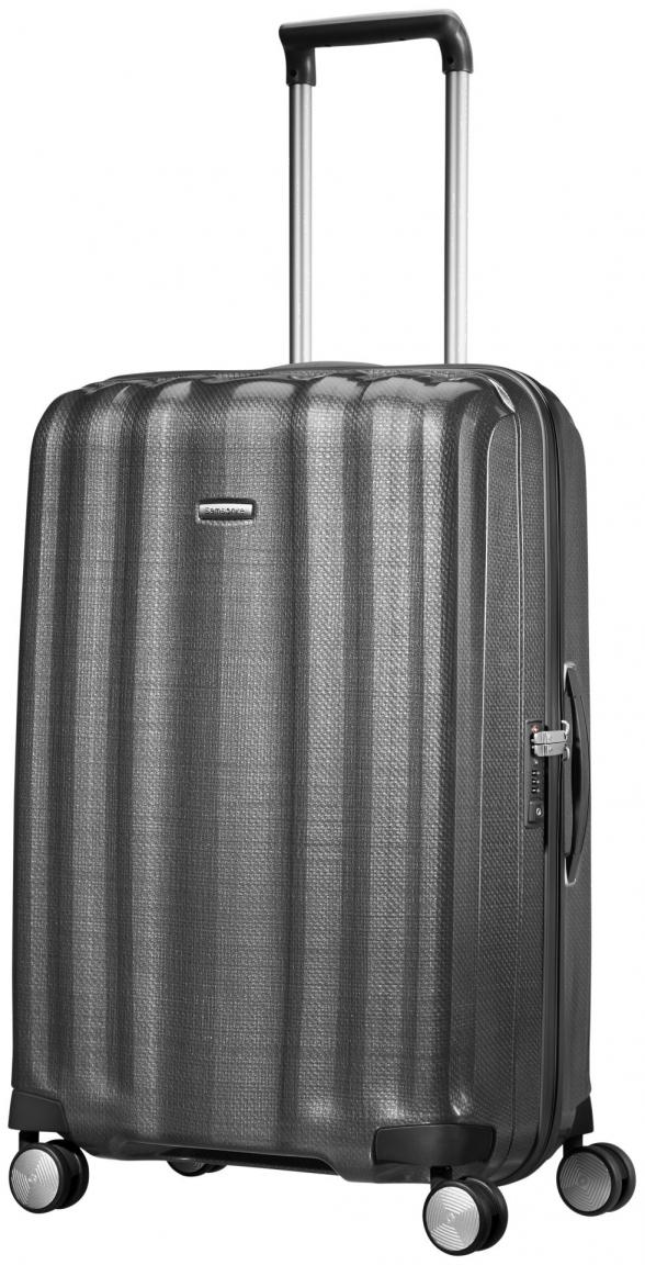 Samsonite Urlaubstrolley Spinner L 76cm dunkelgrau Lite Cube