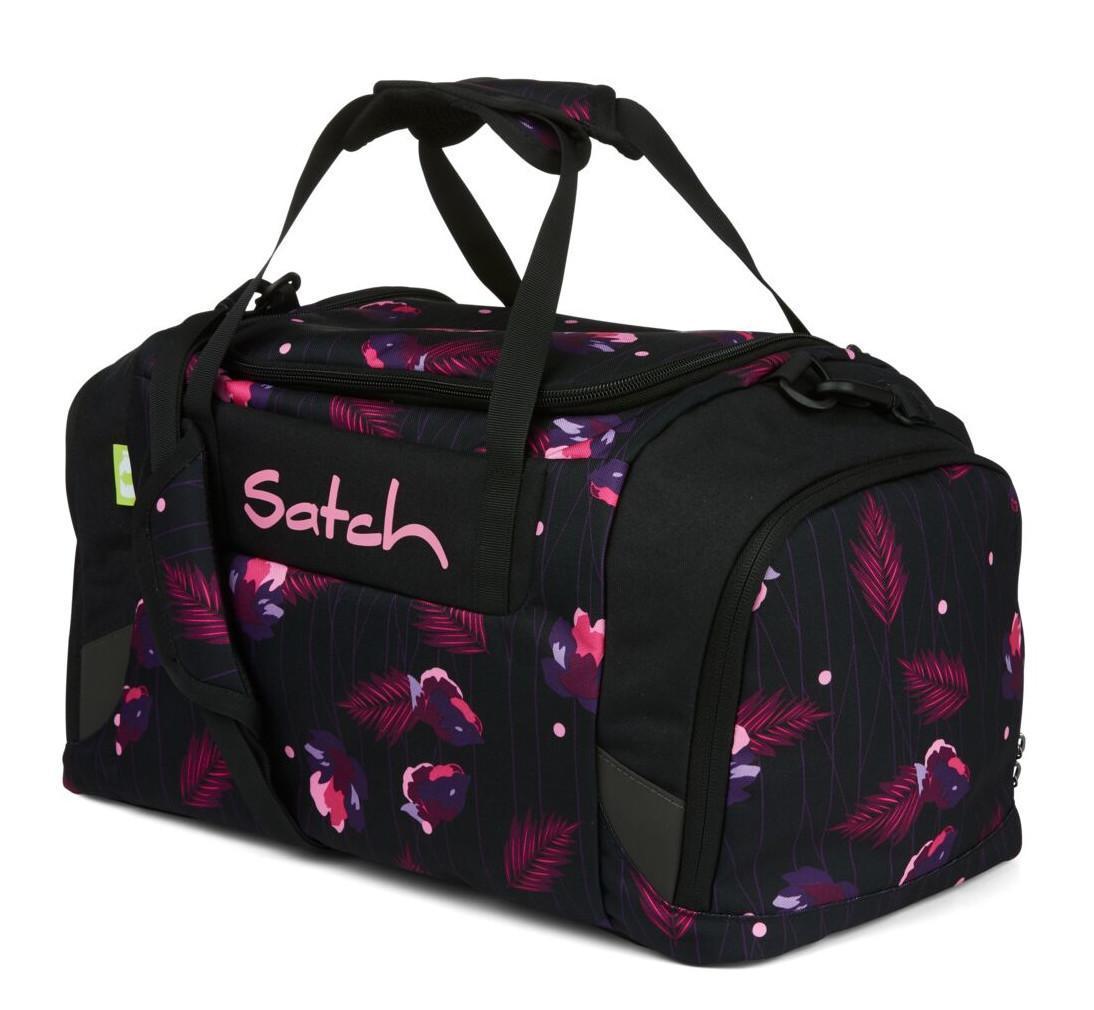 Satch Duffle Bag Mystic Nights schwarz Pink Blütenprint