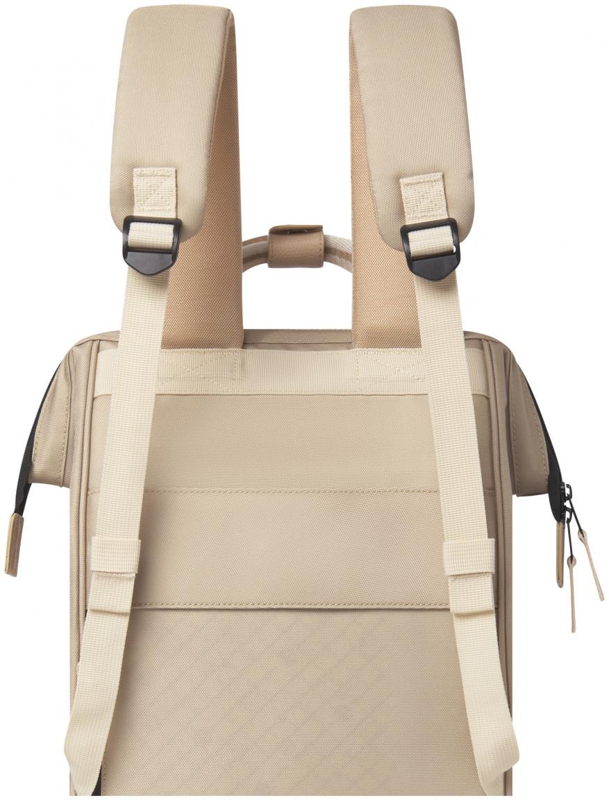 Schulrucksack Cabaia Adventurer Medium beige Wechselpouch Lobito