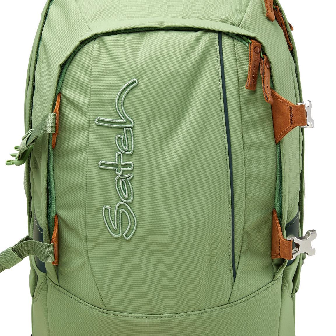 Schulrucksack verstellbar Satch Pack Nordic Jade Green recycled grün