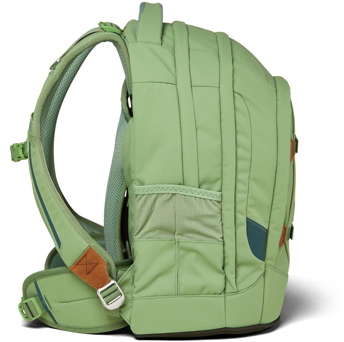 Schulrucksack verstellbar Satch Pack Nordic Jade Green recycled grün