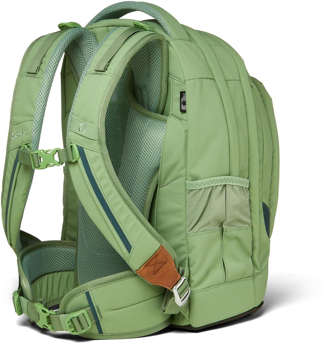 Schulrucksack verstellbar Satch Pack Nordic Jade Green recycled grün