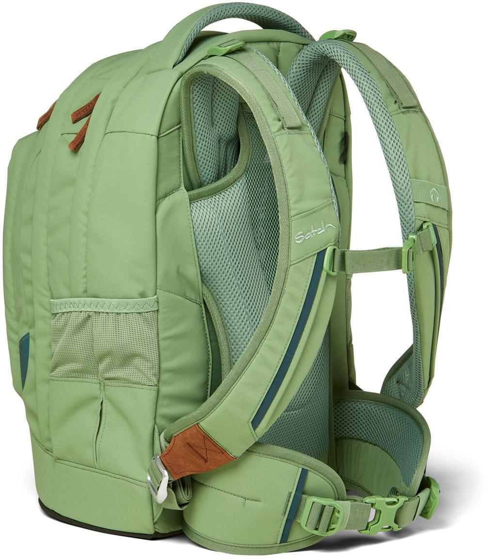 Schulrucksack verstellbar Satch Pack Nordic Jade Green recycled grün