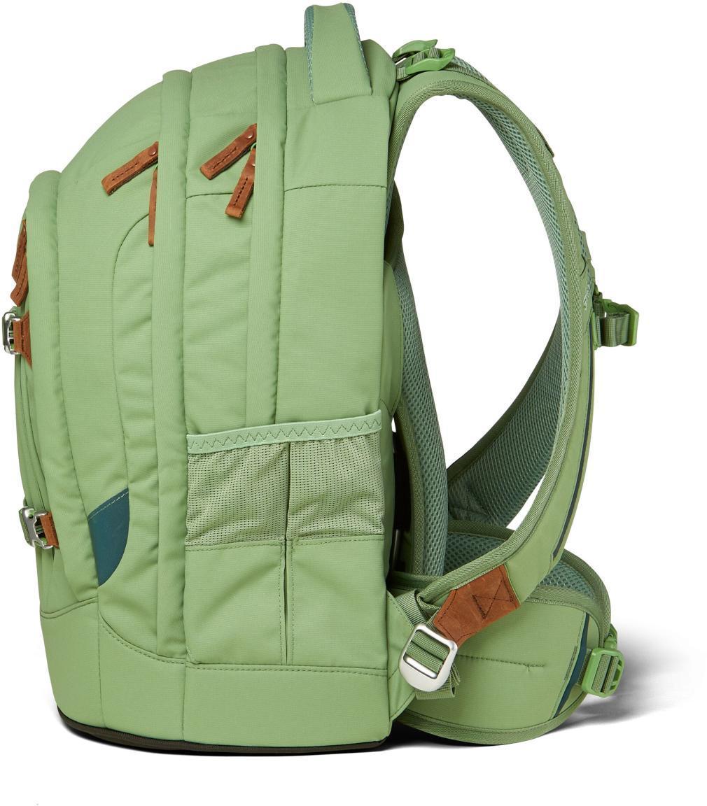 Schulrucksack verstellbar Satch Pack Nordic Jade Green recycled grün