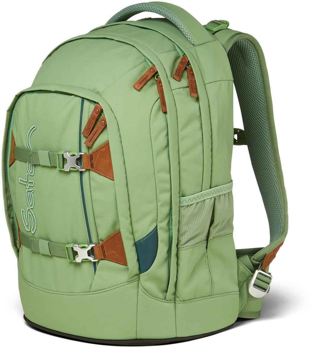 Schulrucksack verstellbar Satch Pack Nordic Jade Green recycled grün