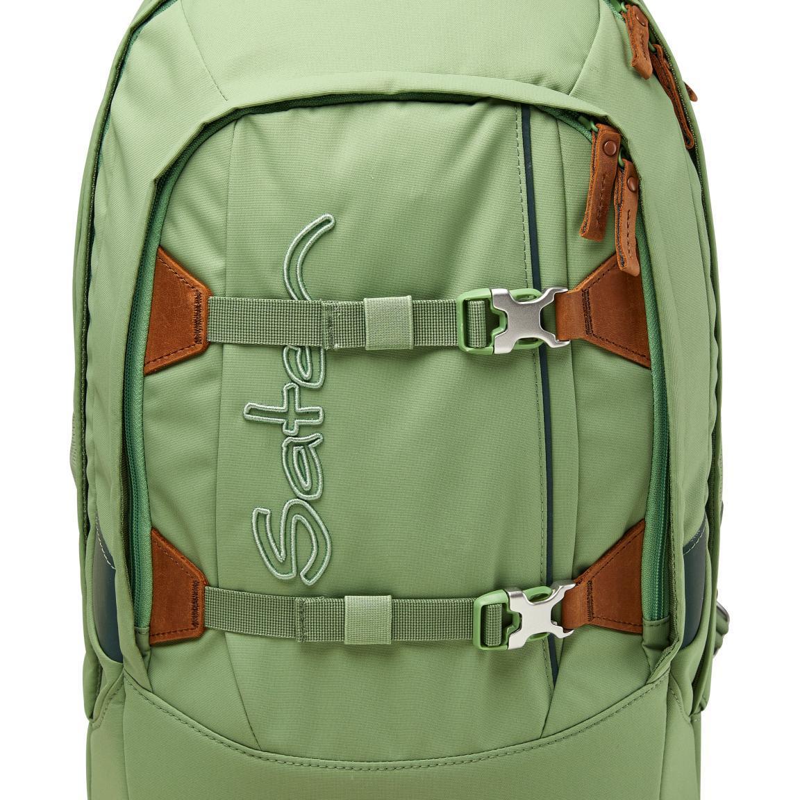 Schulrucksack verstellbar Satch Pack Nordic Jade Green recycled grün