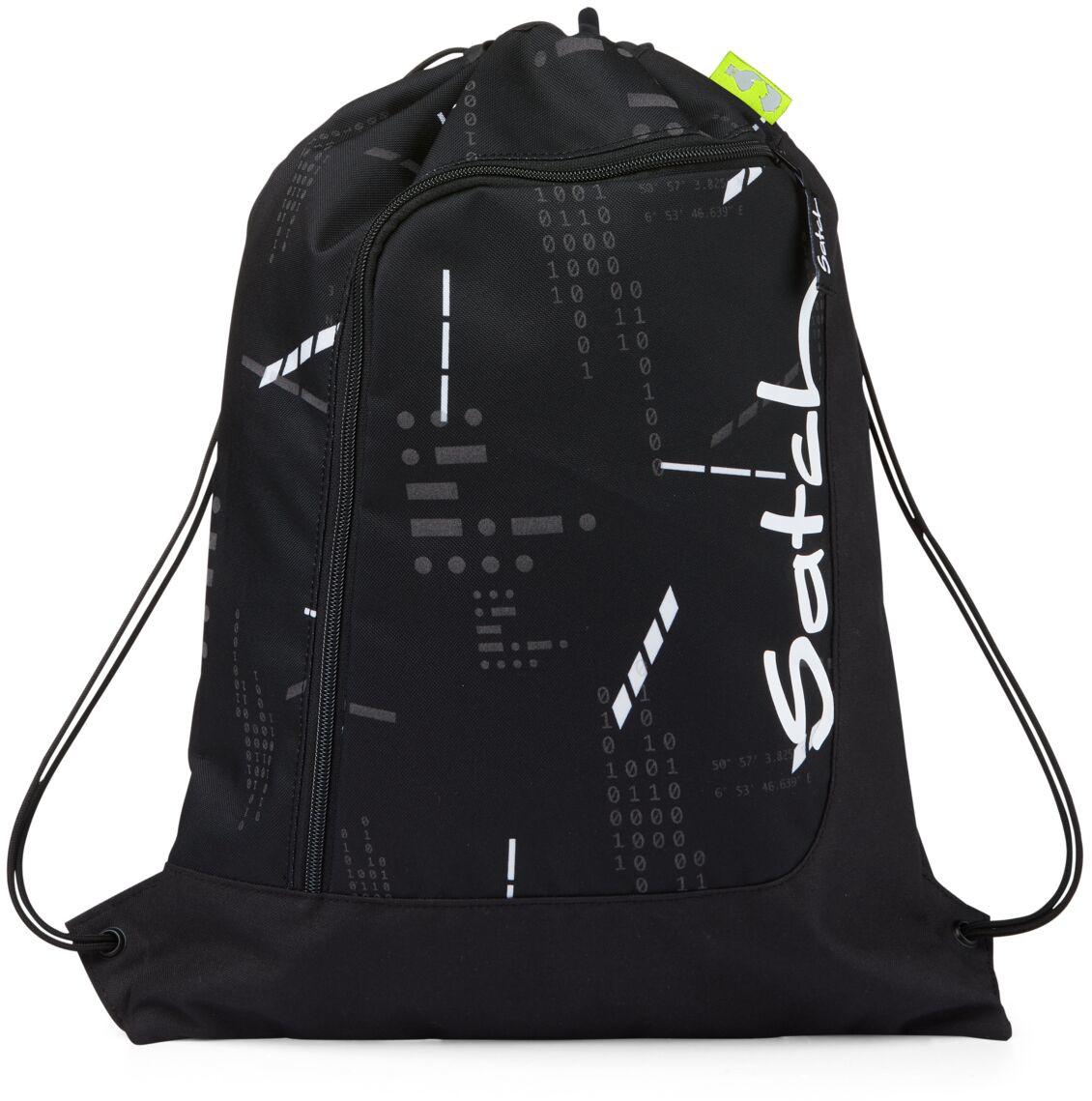 Schulset Satch Pack Ninja Matrix Büchertasche schwarz reflektierend