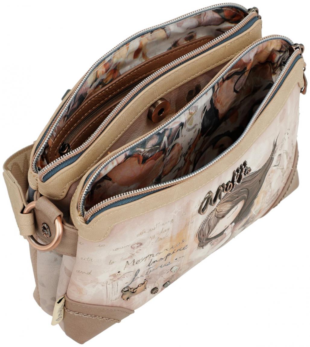 Schulterrtasche Crossbody Anekke Memories Printdekor