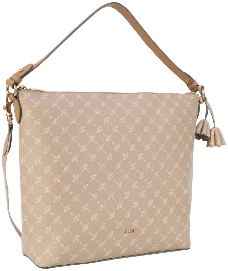 Schultertasche Joop! Cortina 1.0 Alara Sesame beige Cornflower Print