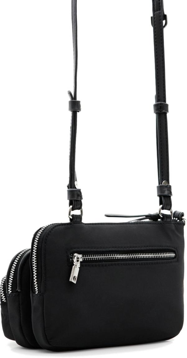 Schultertasche Mini Desigual Pocketmas Linda Negro Nylon schwarz