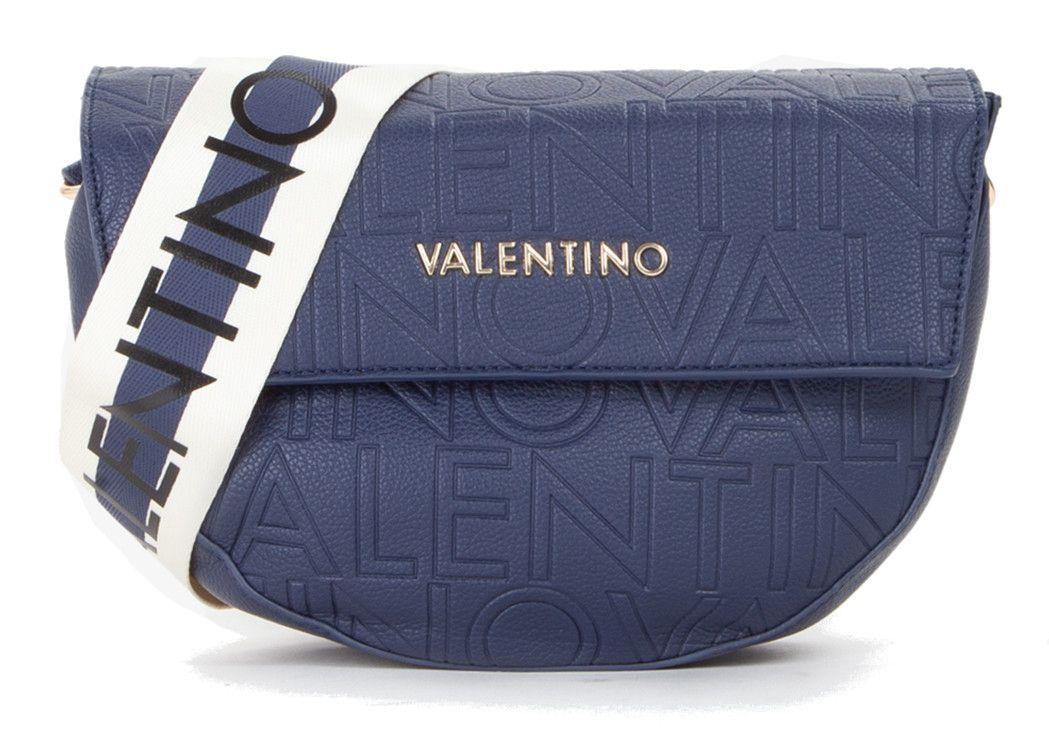 Schultertasche Pansy Valentino Blu Markenstatement