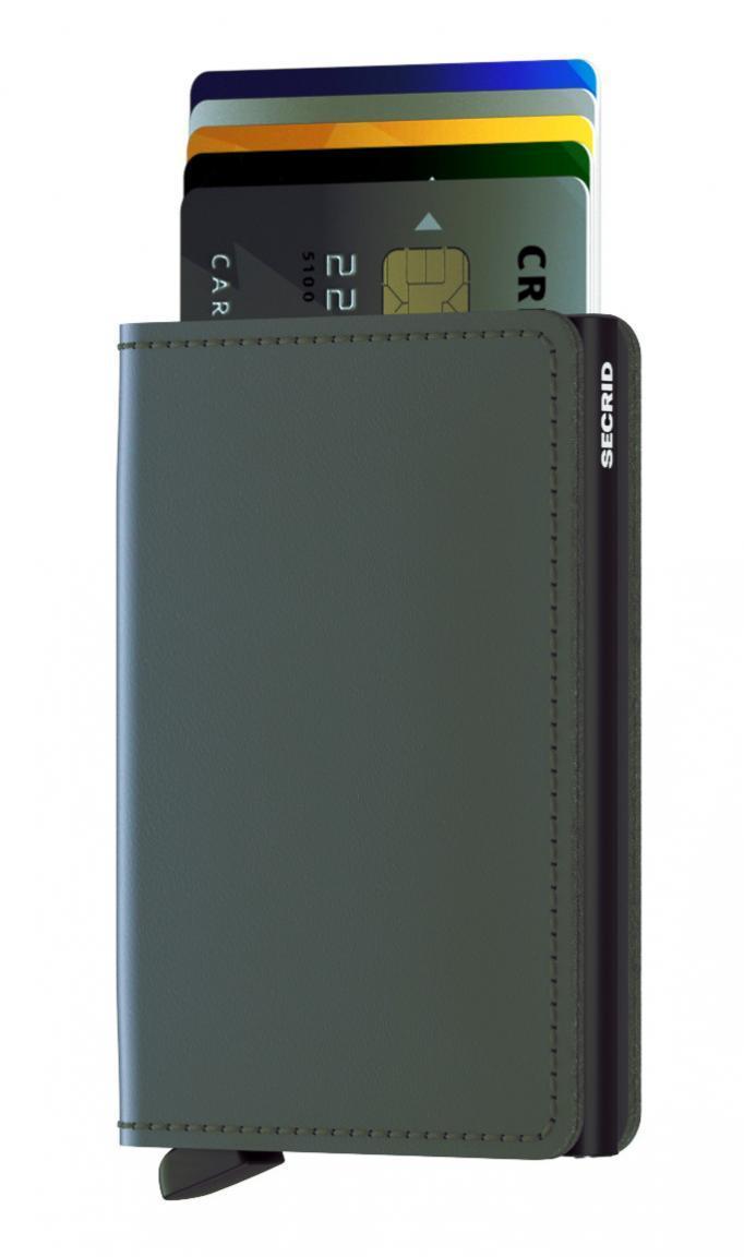 Secrid Slimwallet Matte Grey-Black (Grau)