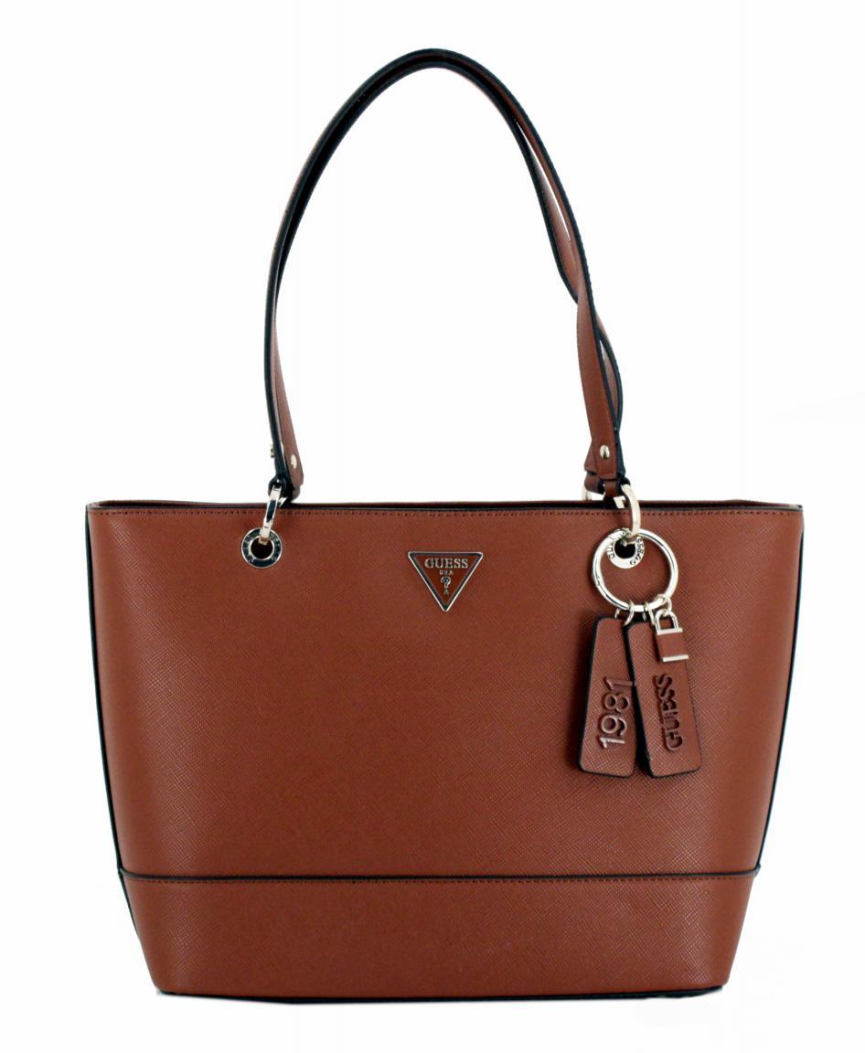 Shopper Guess Eco Alexie nachhaltig Cognac braun