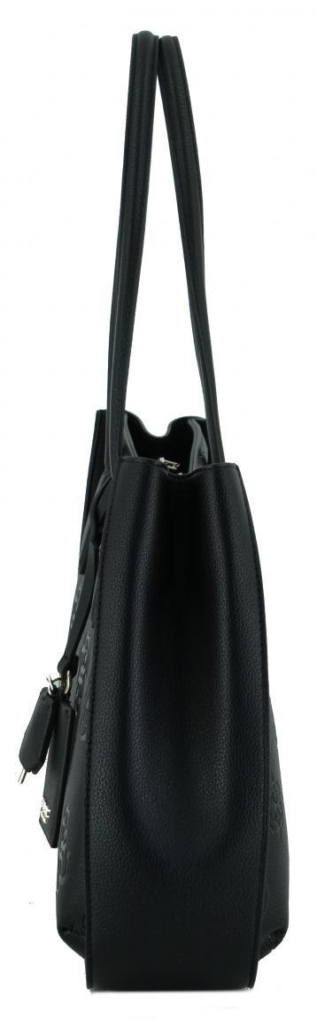 Shopper Guess Keandra Girlfriend Carryall schwarz geprägt