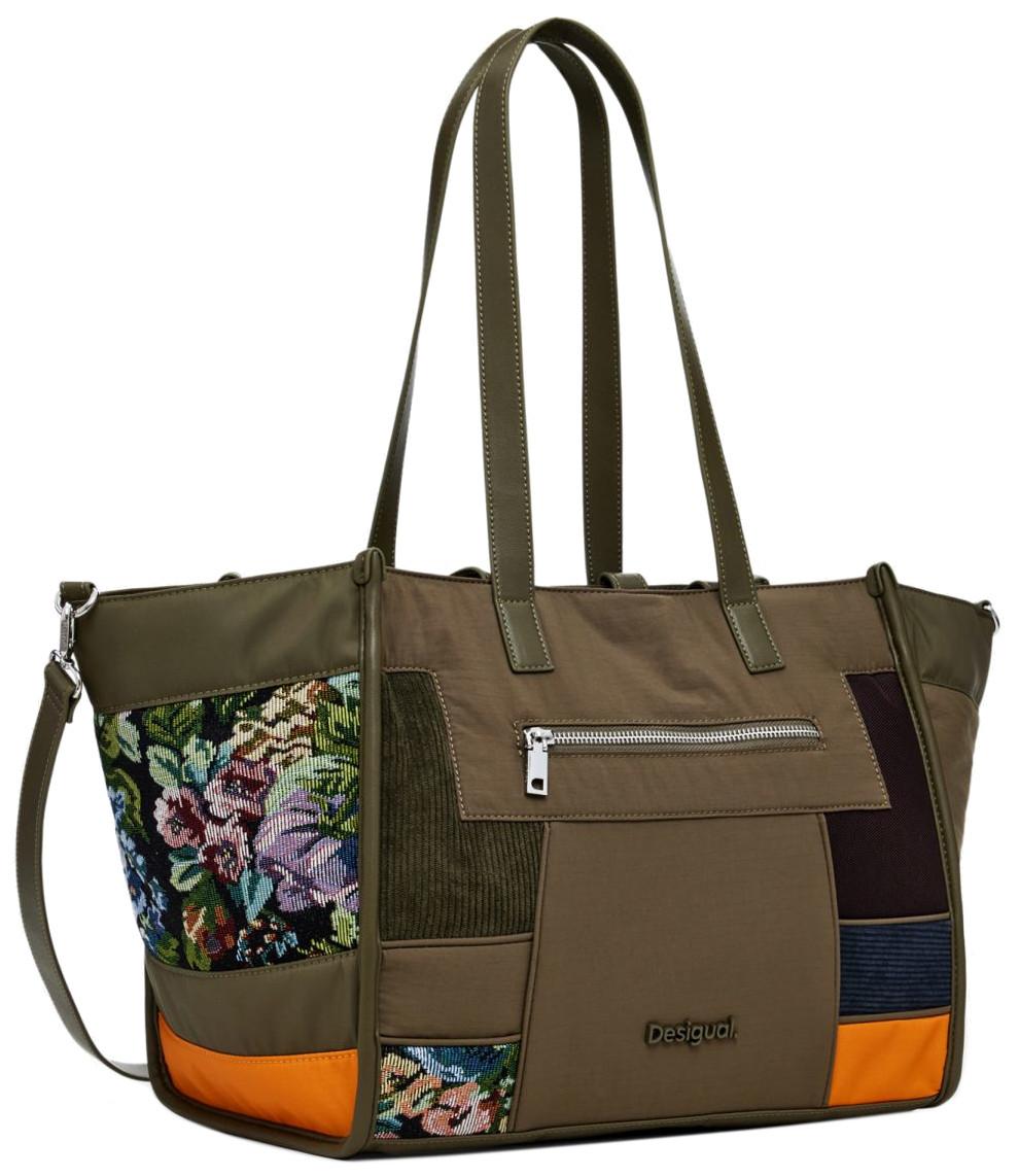 Shopper Nylon Desigual khaki Bamba Guimar Cord