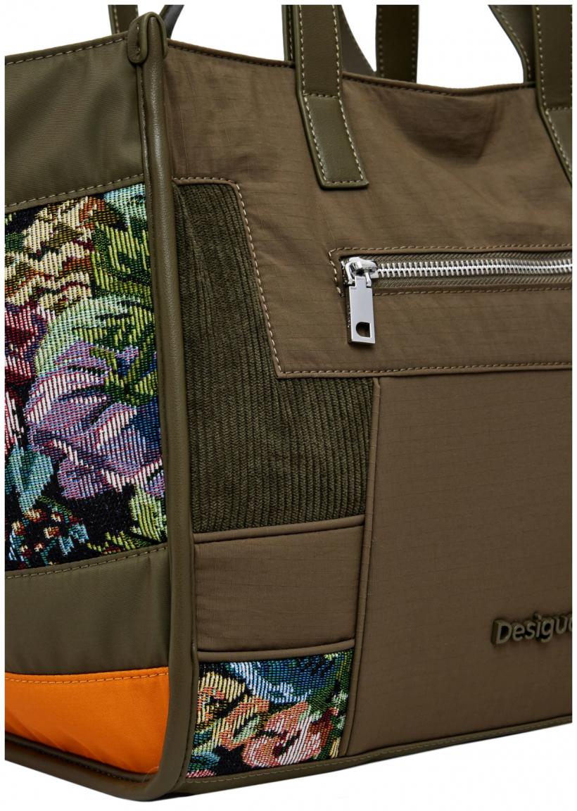 Shopper Nylon Desigual khaki Bamba Guimar Cord