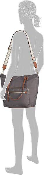 Shoppertasche Bari Camel Active Darkgrey Nylon 