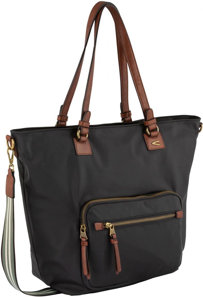 Shoppertasche Bari Camel Active Darkgrey Nylon