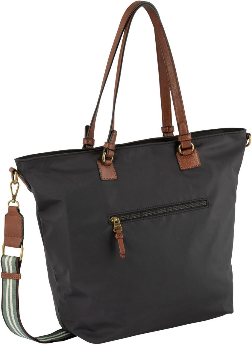 Shoppertasche Bari Camel Active Darkgrey Nylon