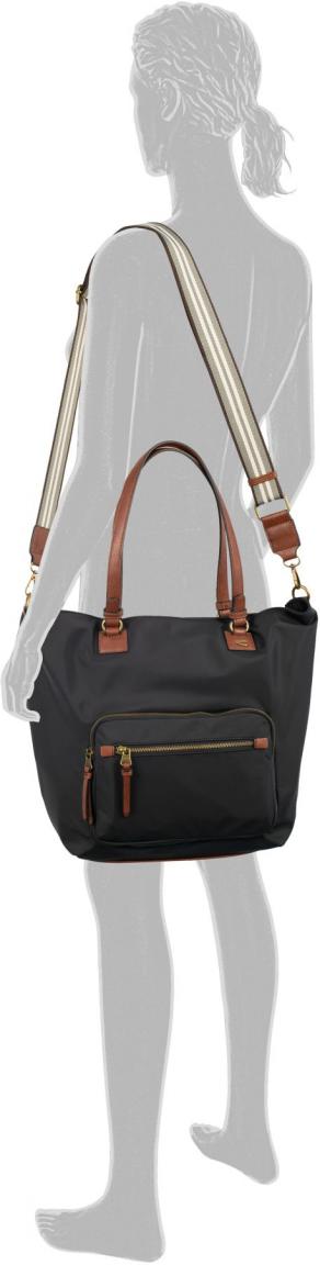 Shoppertasche Bari Camel Active Darkgrey Nylon