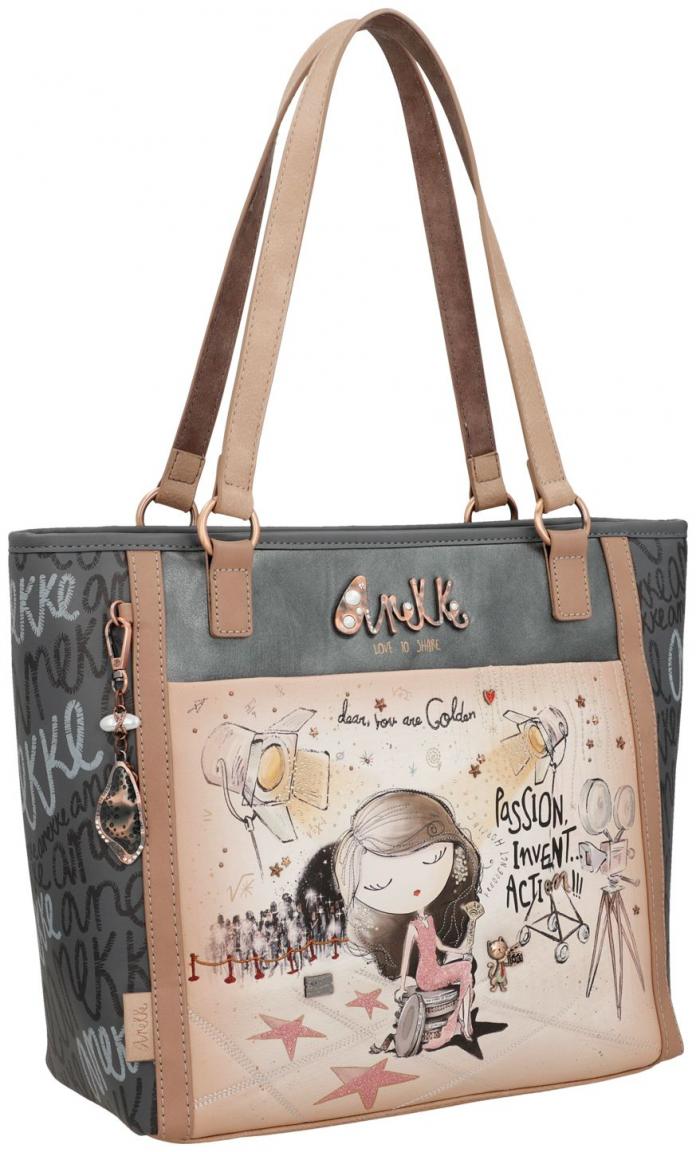 Shoppertasche Hollywood Anekke Glitzer Strasssteine