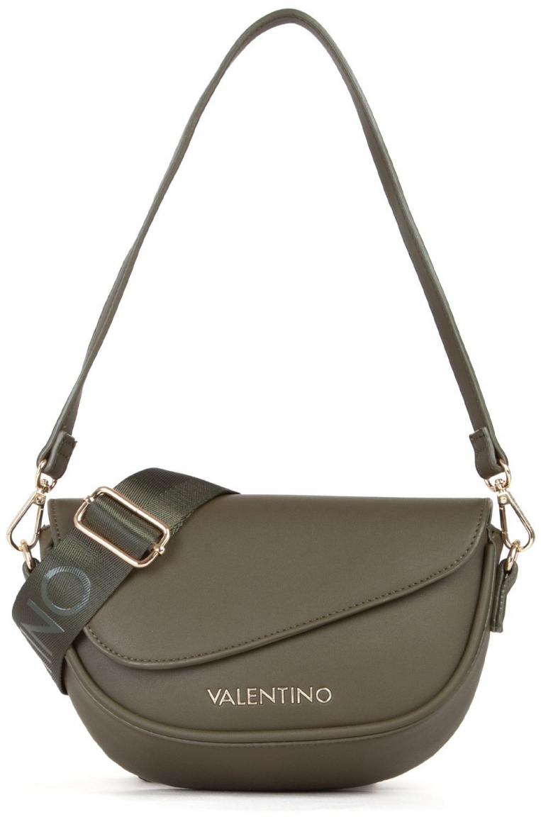 Shoulder Bag Valentino Piper Überschlag asymmetrisch olivgrün