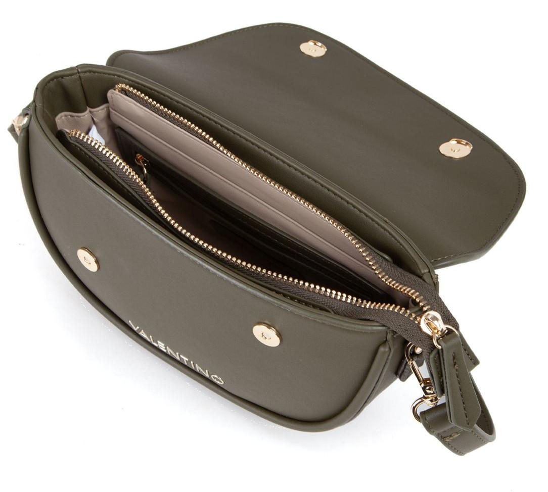 Shoulder Bag Valentino Piper Überschlag asymmetrisch olivgrün