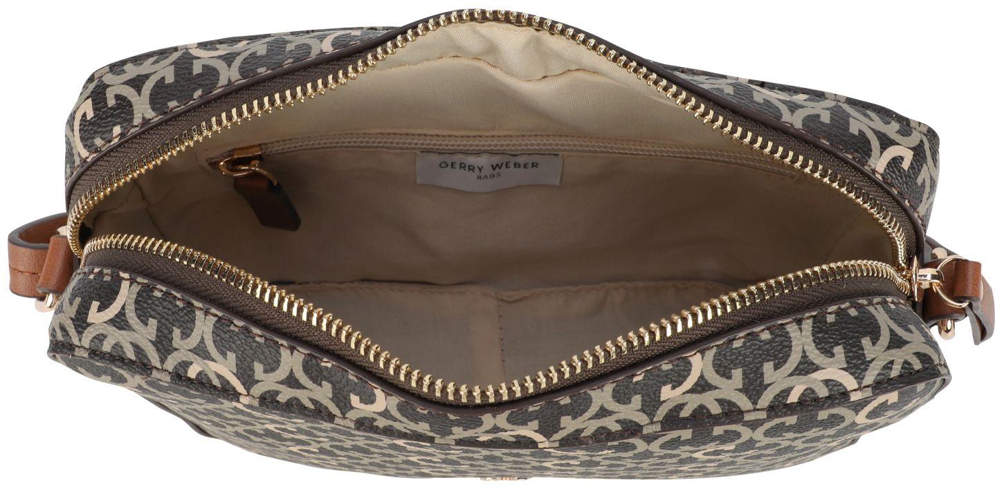 Shoulderbag Gerry Weber Logoprint dunkelbraun Aeon