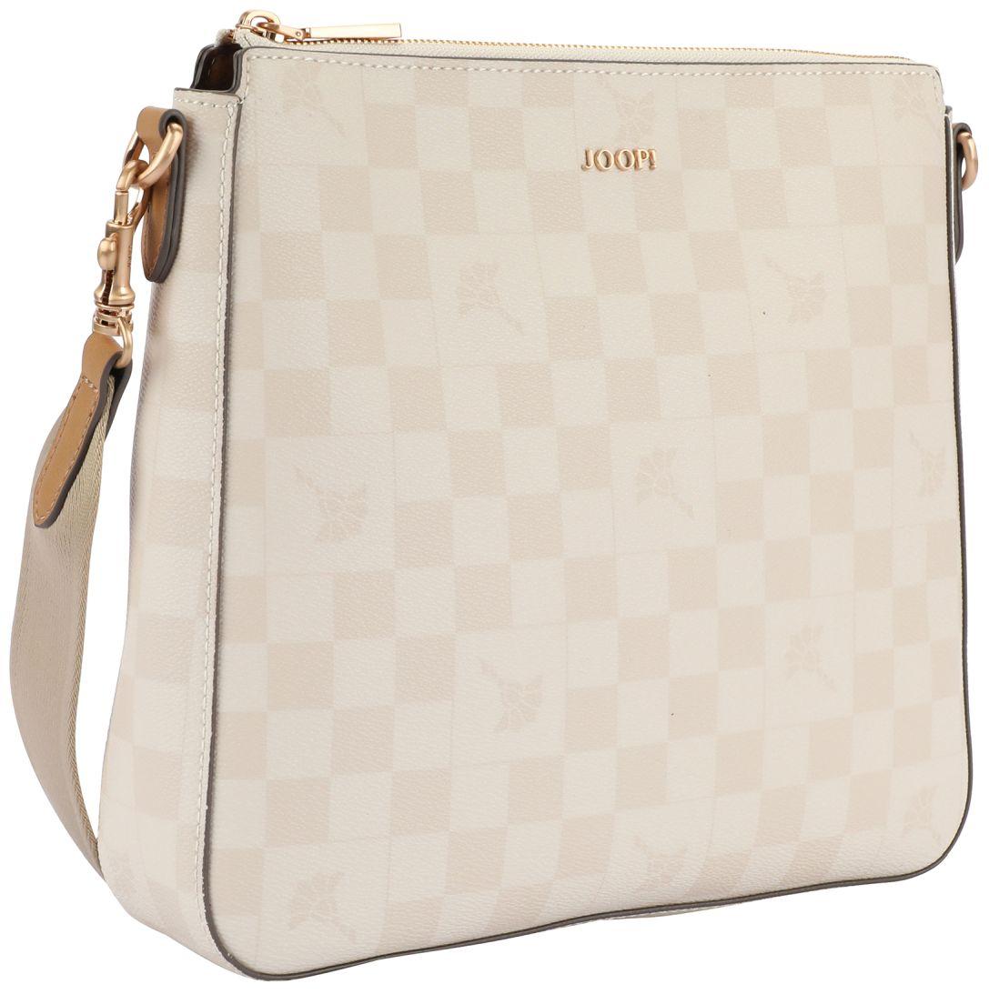 Shoulderbag Joop Cortina Piazza Jasmina Birch hellbeige Schachbrett