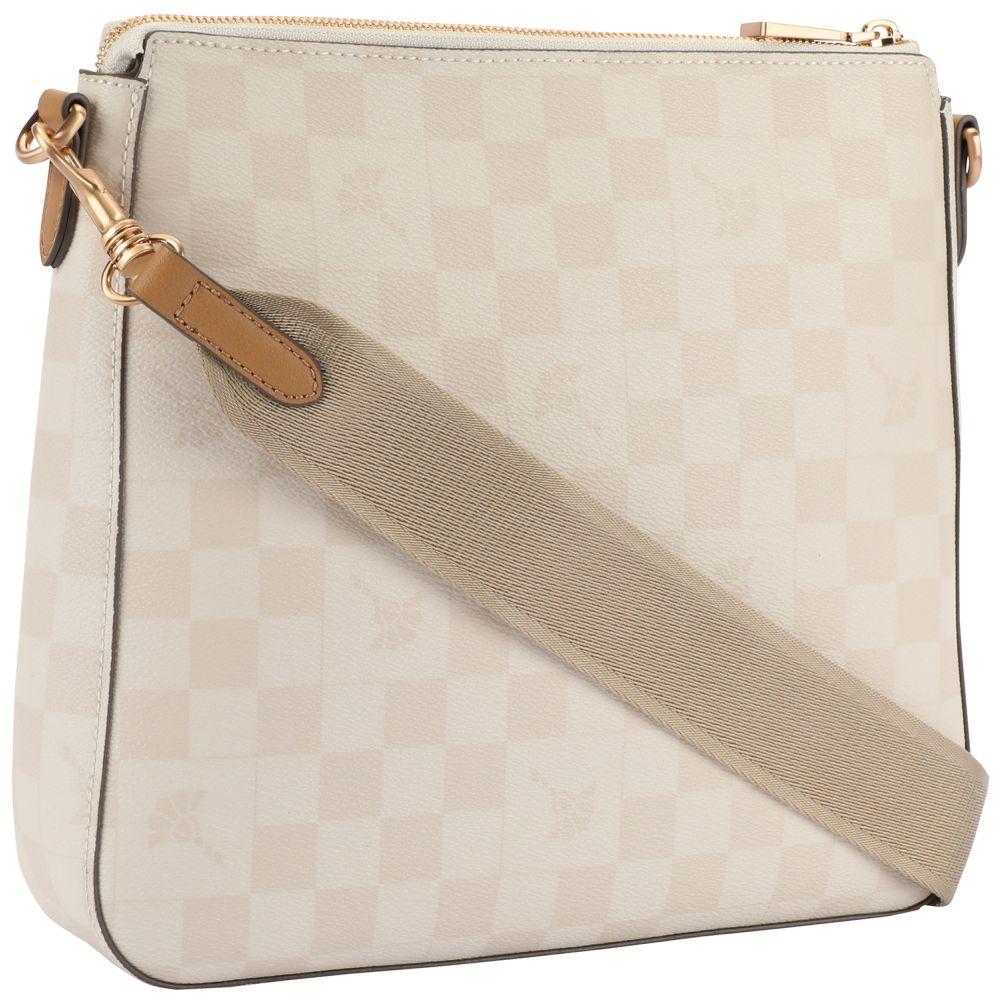 Shoulderbag Joop Cortina Piazza Jasmina Birch hellbeige Schachbrett