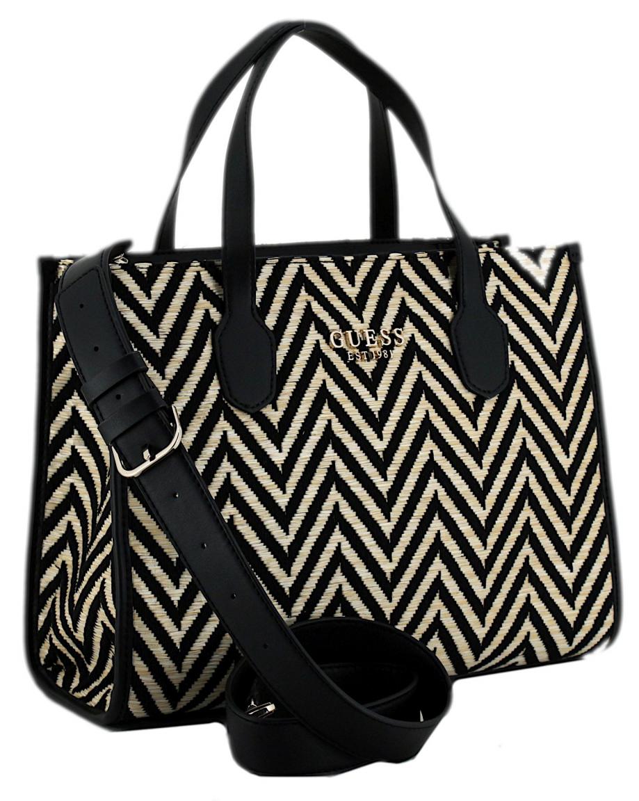 Silvana Guess Henkeltasche Crossover Black Naturbast