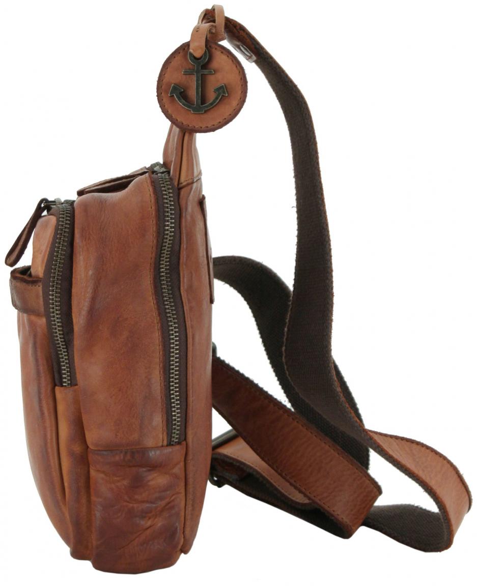 Slingbag Leder Harbour 2nd Sage Style Up Cognac braun