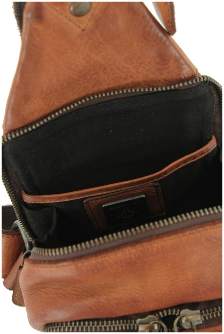 Slingbag Leder Harbour 2nd Sage Style Up Cognac braun