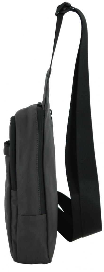 Slingbag Monza Harbour 2nd Canvas Lederdetails grau City Lights